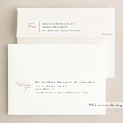 "Modern melody" - Holiday Cards in Pine by Leia Matt - FREE Recipient Addressing