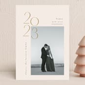 "minimalist year" - Holiday Cards in Cookie Dough by Ana de Sousa - Front