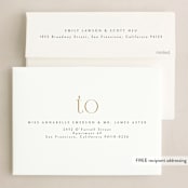 "minimalist year" - Holiday Cards in Cookie Dough by Ana de Sousa - FREE Recipient Addressing