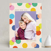 "giant confetti" - Holiday Cards in Bold by Ellen Schlegelmilch - Front