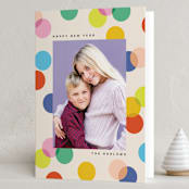 "giant confetti" - Holiday Cards in Bold by Ellen Schlegelmilch - Folded Card