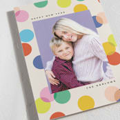 "giant confetti" - Holiday Cards in Bold by Ellen Schlegelmilch - Detail