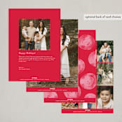 "Mod multiplied" - Holiday Cards in Candy Cane by Creo Study - Back of Card