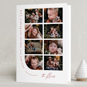 "Mod multiplied" - Holiday Cards in Candy Cane by Creo Study - Folded Card