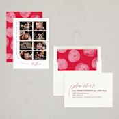 "Mod multiplied" - Holiday Cards in Candy Cane by Creo Study - Assembled