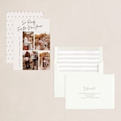 "Mod Align" - Holiday Cards in Ash by Oma N. Ramkhelawan - Assembled