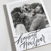 "Happy!" - Holiday Cards in Ink by Wildfield Paper Co - Detail