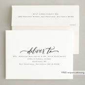 "Happy!" - Holiday Cards in Ink by Wildfield Paper Co - FREE Recipient Addressing