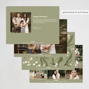 "Gui du Nouvel An" - Holiday Cards in Ivory by Erin Deegan - Back of Card Options