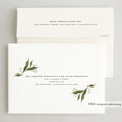 "Gui du Nouvel An" - Holiday Cards in Ivory by Erin Deegan - FREE Recipient Addressing