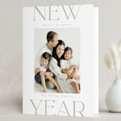 "Bold Minimalist" - Holiday Cards in Vanilla by Joanna Griffin - Folded Card