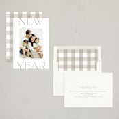 "Bold Minimalist" - Holiday Cards in Vanilla by Joanna Griffin - Assembled