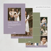"Year in Review" - Holiday Cards in Vintage by elithing - Back of Card