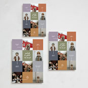"Year in Review" - Holiday Cards in Vintage by elithing - Formats Available