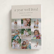 "Annual Review" - Holiday Cards in Eggnog by Shari Margolin - Folded Card