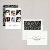 "Six Snapshots" - Holiday Cards in Snowflake by Hooray Creative - Assembled