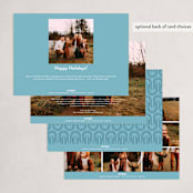 "To New Beginnings" - Holiday Cards in Navy by Mansi Verma - Back of Card Options