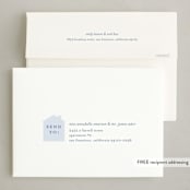 "New Year New Home" - Holiday Cards in Hydrangea by Alexandra Cohn - FREE Recipient Addressing