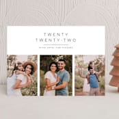 "Bright and light year" - Holiday Cards in Shadow by JDM Designs - Front