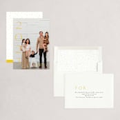 "Sparkling Year" - Holiday Cards in Honey by Angela Thompson - Assembled