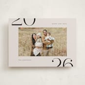"On the Edge" - Holiday Cards in Champagne by Michelle Taylor - Front