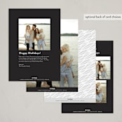 "Update" - Holiday Cards in Snow by Kennedi Shaw - Back of Card Options