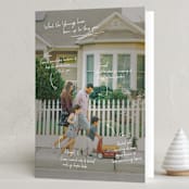 "Update" - Holiday Cards in Snow by Kennedi Shaw - Folded Card