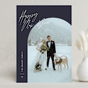 "Arc Over" - Holiday Cards in Midnight by Pixel and Hank - Front