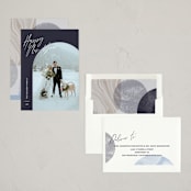 "Arc Over" - Holiday Cards in Midnight by Pixel and Hank - Assembled