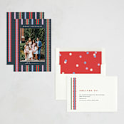 "Swiggle" - Holiday Cards in Kaleidoscope by Pixel and Hank - Assembled