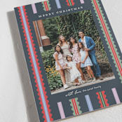 "Swiggle" - Holiday Cards in Kaleidoscope by Pixel and Hank - Detail
