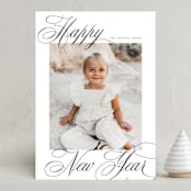 "Merry Script" - Holiday Cards in Ink by Nicole Walsh - Front