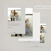 "New Again" - Holiday Cards in Snow by Amy Kross - Back of Card Options