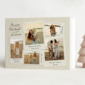 "insta joy" - Holiday Cards in Linen by Kamala Nahas - Folded Card