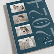 "Film" - Holiday Cards in Navy by Heather Schertzer - Detail