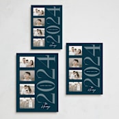 "Film" - Holiday Cards in Navy by Heather Schertzer - Formats Available