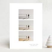 "three" - Holiday Cards in Newsprint by Angela Thompson - Front