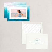 "painted light" - Holiday Cards in Wave by Nicole Walsh - Assembled