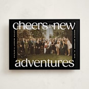 "cheers to new" - Holiday Cards in Night by Owl and Toad - Front