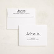 "cheers to new" - Holiday Cards in Night by Owl and Toad - FREE Recipient Addressing