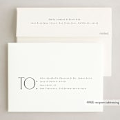 "Highlights" - Holiday Cards in Noir by Jennifer Lew - FREE Recipient Addressing