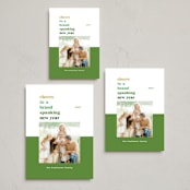 "Brand Spanking New" - Holiday Cards in Elf Shoes by Nazia Hyder - Formats Available