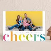 "Cheers in Color" - Holiday Cards in Candy by Michelle Taylor - Front