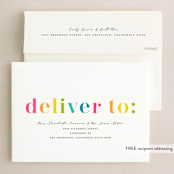 "Cheers in Color" - Holiday Cards in Candy by Michelle Taylor - FREE Recipient Addressing