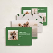 "Popping Bottles" - Holiday Cards in Eggnog by Shari Margolin - Back of Card Options