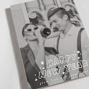 "Pizazz" - Holiday Cards in Starlight by Everett Paper Goods - Detail