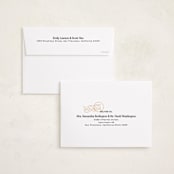 "New Here" - Holiday Cards in Champagne by Shari Margolin - FREE Recipient Addressing