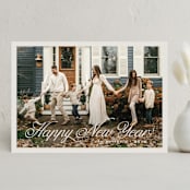 "Noelle" - Holiday Cards in Marshmallow by Pati Cascino - Front