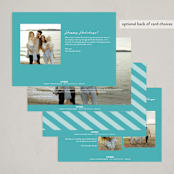 "postable multi" - Holiday Cards in Pebble by Kamala Nahas - Back of Card Options