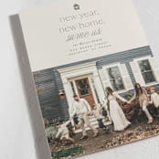"New But Same" - Holiday Cards in Sage by Everett Paper Goods - Detail